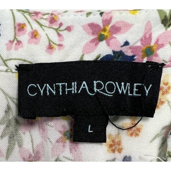 Blouse Cynthia Rowley Size L - Long Sleeve - Multicolor. - Picture 4 of 4